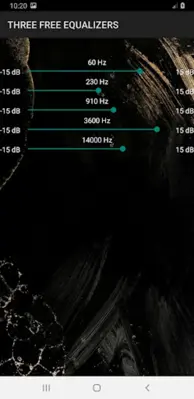 THREE FREE EQUALIZERS android App screenshot 0