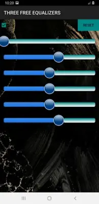 THREE FREE EQUALIZERS android App screenshot 2